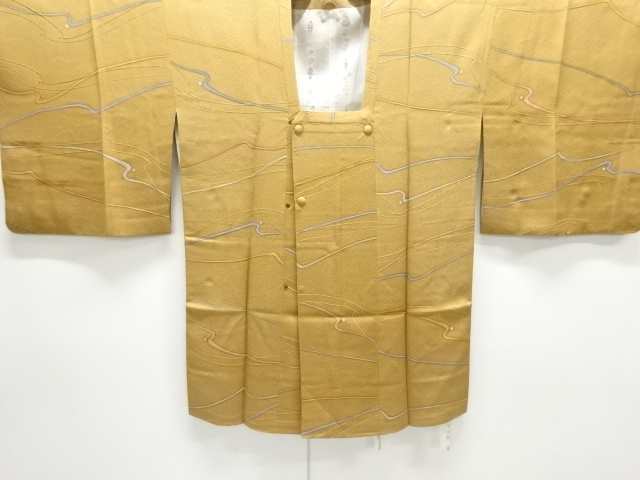 抽象波模様道行コート